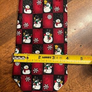 Hallmark Snowman and Snowflake Christmas Tie